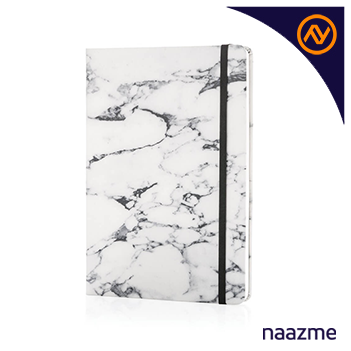 Promotional Marble PU A5 Ruled Notebook JNNB-03 1